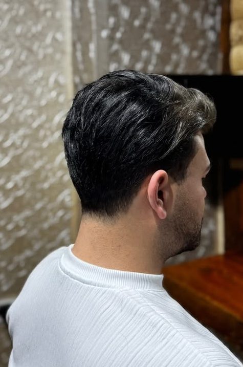 YS Hair'de doğal görünümlü protez saç sonucu